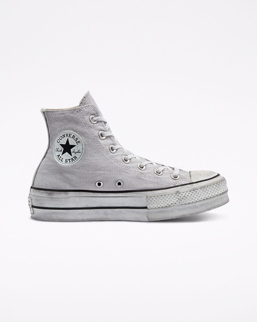 Topanky Na Platforme Converse Chuck Taylor All Star Lift Smoked Platene Vysoke Panske Siva | SK QPIO115